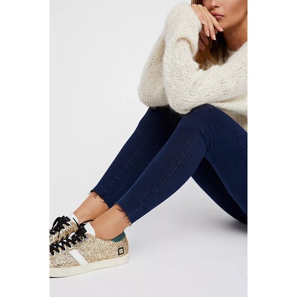 Free People Easy Goes It Denim Legging in Dark Denim - sz 31 - Picture 4 of 4